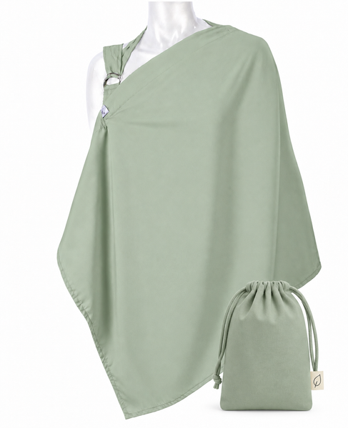 6pk Nursing Cover for Breastfeeding Privacy with Travel Bags and Wire Neckline