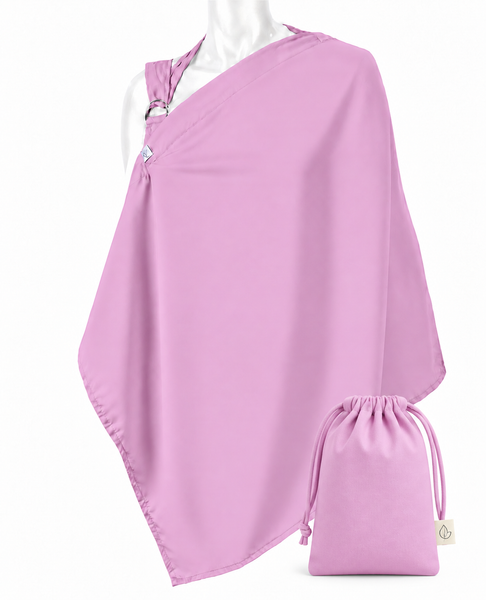 6pk Nursing Cover for Breastfeeding Privacy with Travel Bags and Wire Neckline
