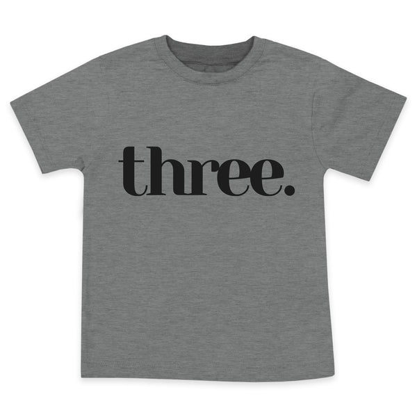 Three Year Old Birthday Party Shirt for 3rd Bday for 3 Year Old Toddler Boys in Blue