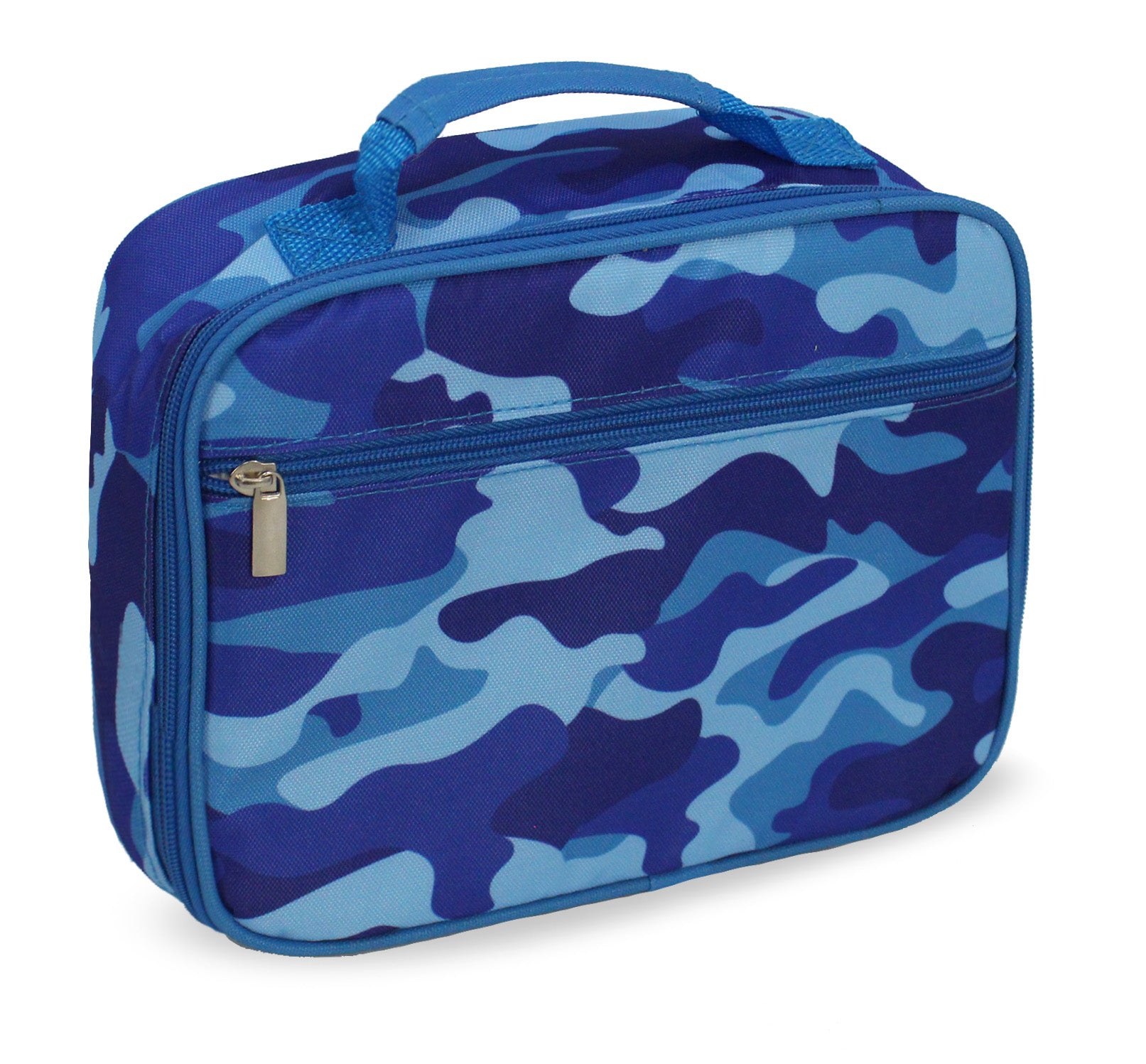 Kids Insulated Soft Lunch Box for School - Blue Camo