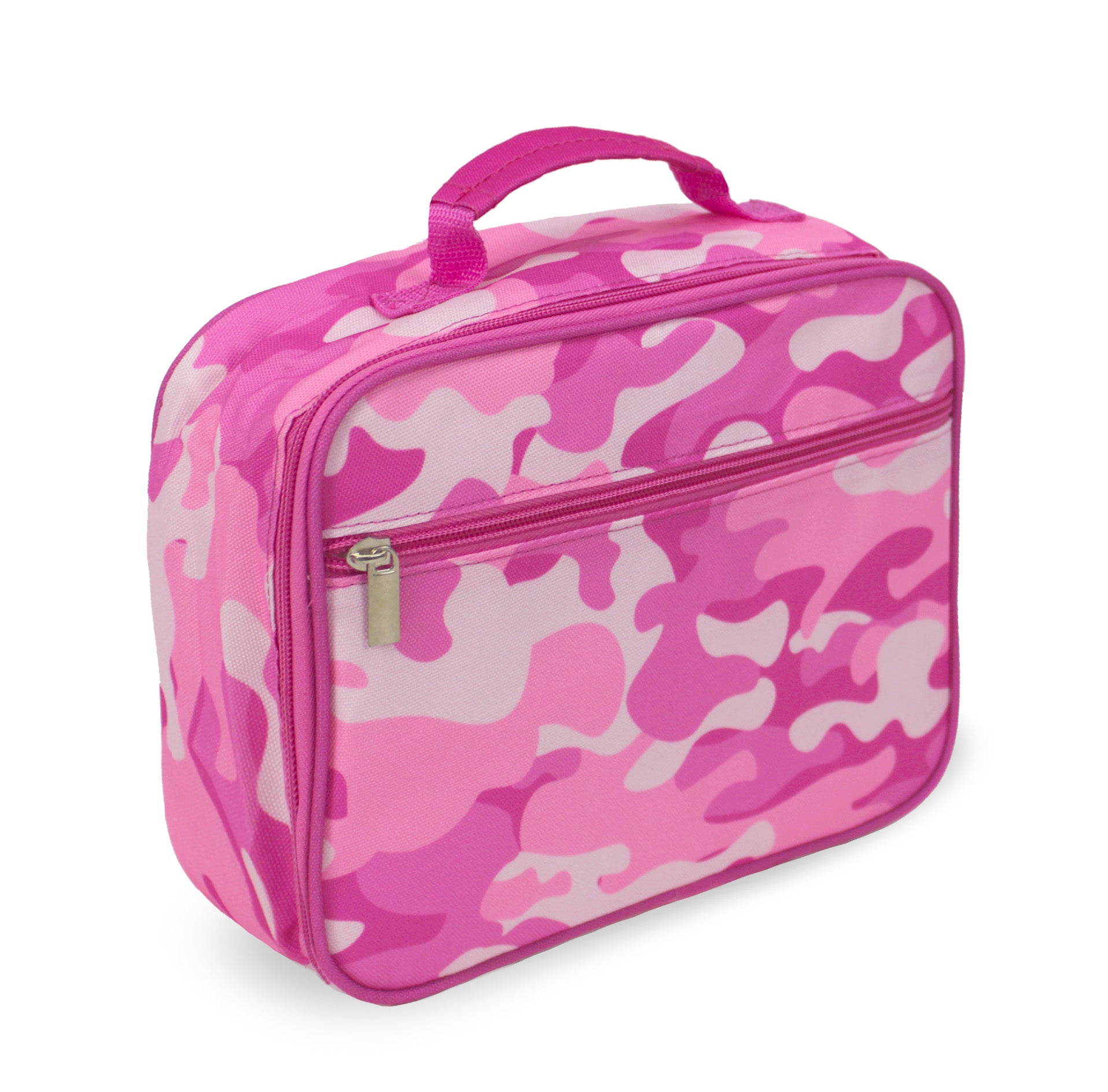 Kids Insulated Soft Lunch Box for School - Pink Camo