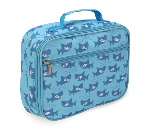 Kids Insulated Soft Lunch Box for School - Sharks