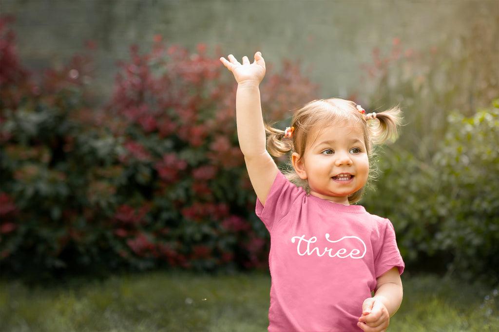 Year Old Birthday Outfit Girl Toddler Girls' 3rd Birthday Shirt